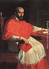 Domenichino Canvas Paintings - Portrait of Cardinal Agucchi